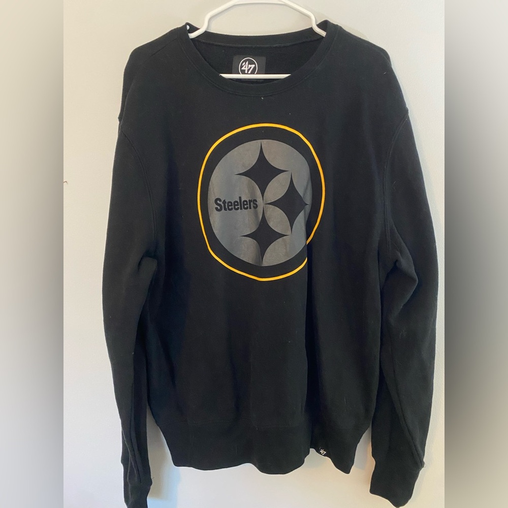 ‘47 Brand Steelers Crewneck